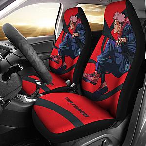Yuji Itadori Car Seat Covers Fan Art Jujutsu KaiSen Anime Seat Covers Ci0621 SC2712