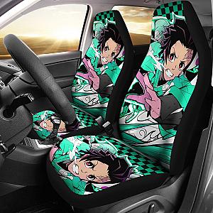Kamado Tanjiro Angry Car Seat Covers Anime Demon Slayer Chapters Seat Covers Ci0605 SC2712