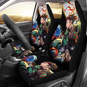 Kamado Tanjiro Car Seat Covers Anime Demon Slayer Seat Covers Ci0603 SC2712