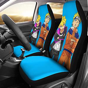 Naruto Car Seat Covers Boruto And Naruto Friends Blue Seat Covers CI04 SC2712