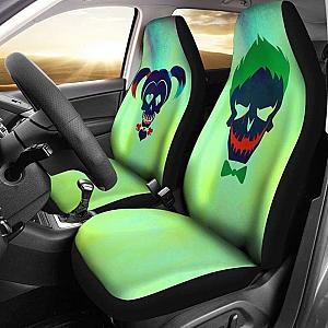 Joker And Harley Quinn Car Seat Covers Universal Fit 051312 SC2712