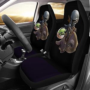 Baby Yoda And Boba Fett Seat Covers Amazing Best Gift Ideas 2020 Universal Fit 090505 SC2712