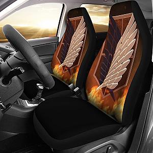 Attack On Titan Logo Seat Covers Amazing Best Gift Ideas 2020 Universal Fit 090505 SC2712