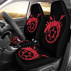 Fullmetal Alchemist Red Logo Seat Covers Amazing Best Gift Ideas 2020 Universal Fit 090505 SC2712