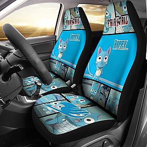 Fairy Tail Happy Car Seat Covers Anime Gift For Fan Universal Fit 194801 SC2712