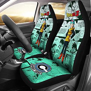 Bulma Characters Dragon Ball Z Car Seat Covers Manga Mixed Anime Universal Fit 194801 SC2712