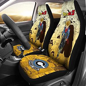 Trunks Saiyan Dragon Ball Z Car Seat Covers Manga Mixed Anime Universal Fit 194801 SC2712