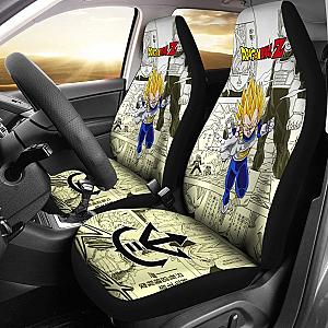 Vegeta Saiyan Dragon Ball Z Car Seat Covers Manga Mixed Anime Nice Universal Fit 194801 SC2712