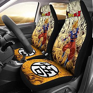 Goku Saiyan Hero Dragon Ball Z Car Seat Covers Manga Mixed Anime Universal Fit 194801 SC2712