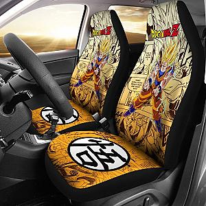 Goku Saiyan Dragon Ball Z Car Seat Covers Manga Mixed Anime Universal Fit 194801 SC2712