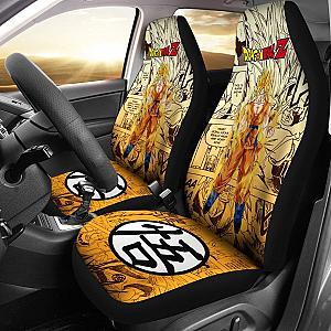 Goku Saiyan Dragon Ball Z Car Seat Covers Manga Mixed Anime Strong Universal Fit 194801 SC2712