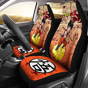 Son Goku Dragon Ball Z Car Seat Covers Manga Mixed Anime Universal Fit 194801 SC2712