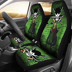 Roronoa Zoro One Piece Car Seat Covers Anime Mixed Manga Green Universal Fit 194801 SC2712