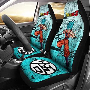 Goku Blue Dragon Ball Z Car Seat Covers Manga Mixed Anime Universal Fit 194801 SC2712