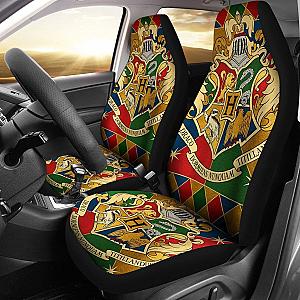 Hogwarts Hary Potter Pattern Car Seat Covers Universal Fit 194801 SC2712