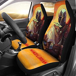 Baby Yoda And The Mandalorian Car Seat Covers For Fan Universal Fit 194801 SC2712