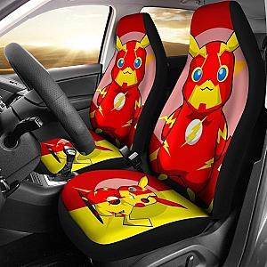 Pikaflash Car Seat Covers Funny Pika And Flash Universal Fit 194801 SC2712