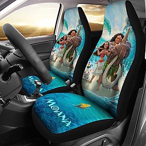 Moana And Maui Car Seat Covers Gift Idea For Fan Universal Fit 194801 SC2712