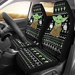 Ugly Xmas Baby Yoda Car Seat Covers Funny Gift Universal Fit 194801 SC2712