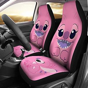 Angel Stitch Pink Car Seat Covers Funny For Fan Universal Fit 194801 SC2712