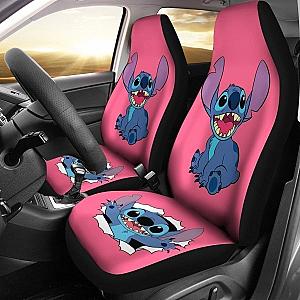 Stitch Pink Car Seat Covers For Who Love Universal Fit 194801 SC2712