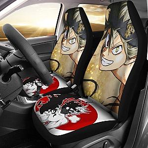 Asta Face Black Clover Anime Car Seat Covers Universal Fit 194801 SC2712