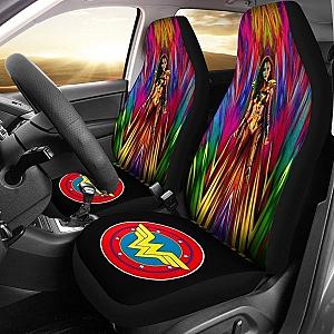 Colorful Wonder Woman Car Seat Covers Fan Gift Universal Fit 194801 SC2712