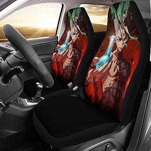 Senku Ishigami Dr Stone Car Seat Covers Anime Fan Gift Universal Fit 194801 SC2712