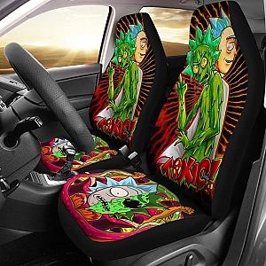 Toxic Rick Funny Rick &amp; Morty Car Seat Covers Universal Fit 194801 SC2712