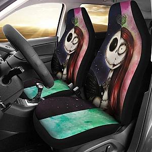 Nightmare Before Christmas Car Seat Covers Face Jack &amp; Sally Universal Fit 194801 SC2712