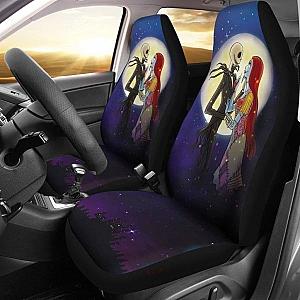Nightmare Before Christmas Car Seat Covers Jack &amp; Sally 5 Universal Fit 194801 SC2712