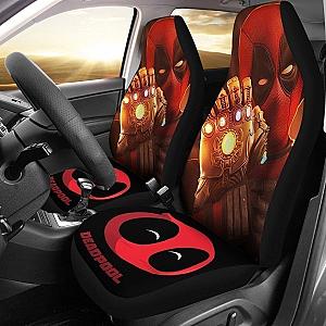 Deadpool Love Infinity Gauntlet Car Seat Covers Universal Fit 194801 SC2712