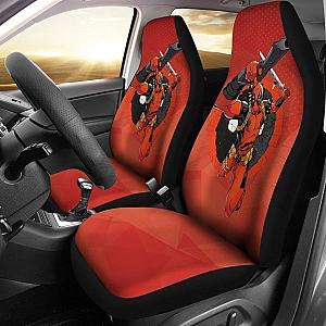 Cool Deadpool Fighting Car Seat Covers Gift For Fan Universal Fit 194801 SC2712