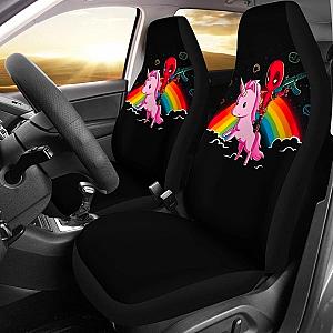 Deadpool Unicorn Rainbow Car Seat Covers Universal Fit 194801 SC2712