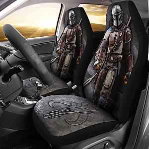 Mandalorian Car Seat Covers Star Wars Fan Gift Universal Fit 194801 SC2712