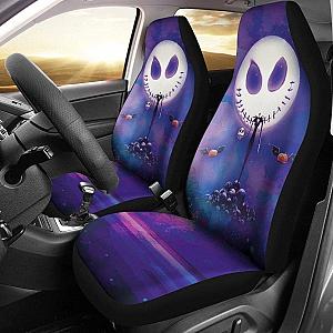Nightmare Before Christmas Car Seat Covers Jack Face 2 Universal Fit 194801 SC2712