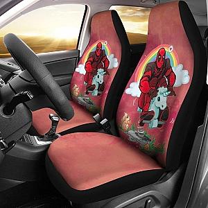 Deadpool &amp; Unicorn Car Seat Covers Universal Fit 194801 SC2712
