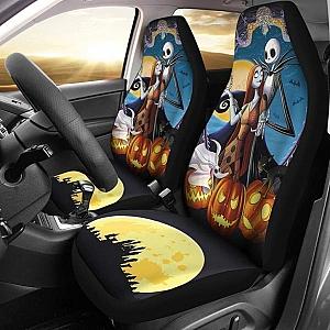 Nightmare Before Christmas Car Seat Covers Jack &amp; Sally 3 Universal Fit 194801 SC2712