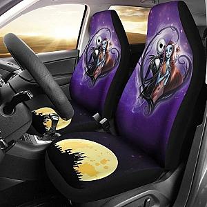 Nightmare Before Christmas Car Seat Covers Jack &amp; Sally 7 Universal Fit 194801 SC2712