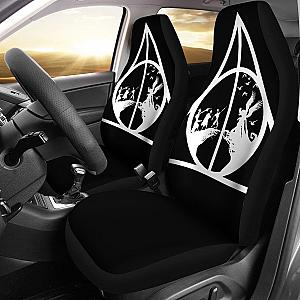 Harry Potter Art Deadly Hallows Car Seat Covers Movie Universal Fit 210212 SC2712