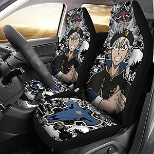 Black Clover Car Seat Covers Asta Black Clover Car Accessories Fan Gift Ci122205 SC2712