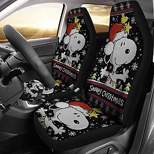 Snoopy Christmas Fan Art Car Seat Cover Universal Fit 210212 SC2712