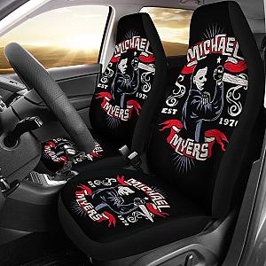 Michael Myers Art Halloween Car Seat Covers Movie Fan Gift Universal Fit 103530 SC2712
