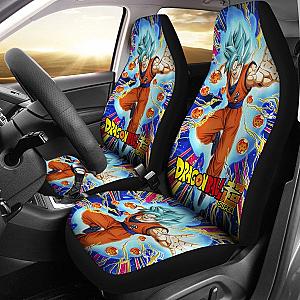 Songoku Art Dragon Ball Car Seat Covers Manga Fan Gift Universal Fit 103530 SC2712