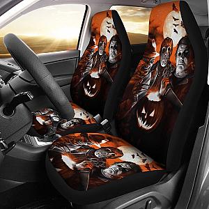 Jason Voorhees Freddy Krueger Michael Myers Horror Car Seat Covers Universal Fit 103530 SC2712