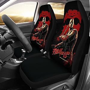 Jason Voorhees Friday The 13th Car Seat Covers Movie Fan Gift Universal Fit 103530 SC2712