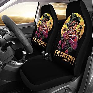 Freddy Krueger I'm Freddy Car Seat Covers Movie Fan Gift Universal Fit 103530 SC2712