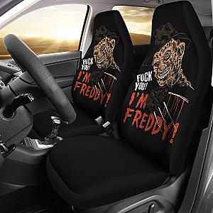 Freddy Krueger Fuck You Car Seat Covers Movie Fan Gift Universal Fit 103530 SC2712