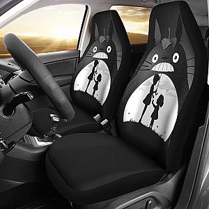 Totoro Art Car Seat Covers My Neighbor Totoro Cartoon H050320 Universal Fit 072323 SC2712
