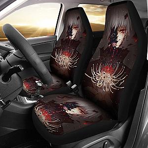 Ken Kaneki Art Tokyo Ghoul Car Seat Covers Anime Fan Gift H051820 Universal Fit 072323 SC2712